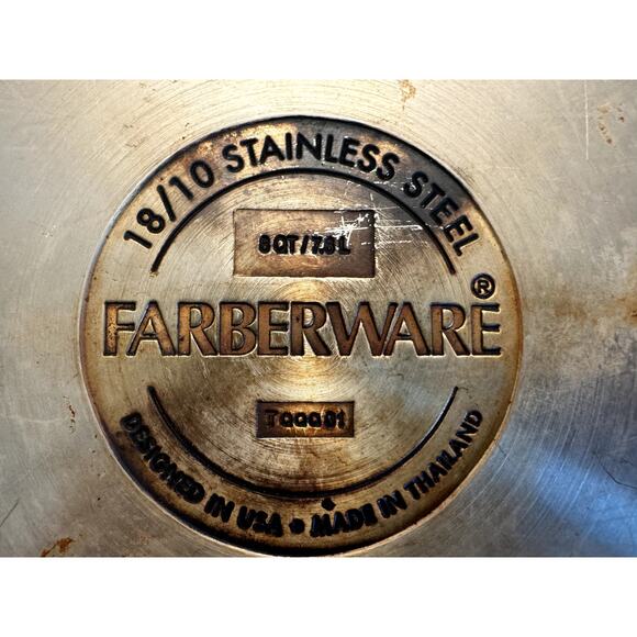 farberware 8 qt stock pot 18/10 stainless steel - Picture 5 of 6